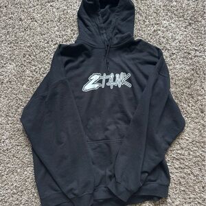 Gildan Black Hoodie with Ztank Design